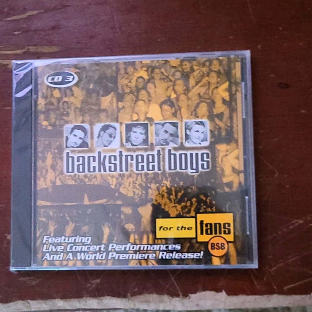 Backstreet Boys For the Fans CD-3  2000 New Sealed